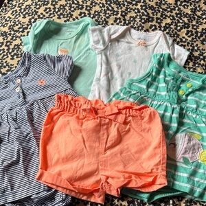 Carter's baby 5pc clothing set